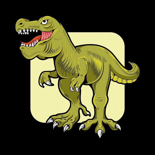 T-Rex I Kids I Dinosaur I Dino I Tyrannosaurus by Shirtjaeger