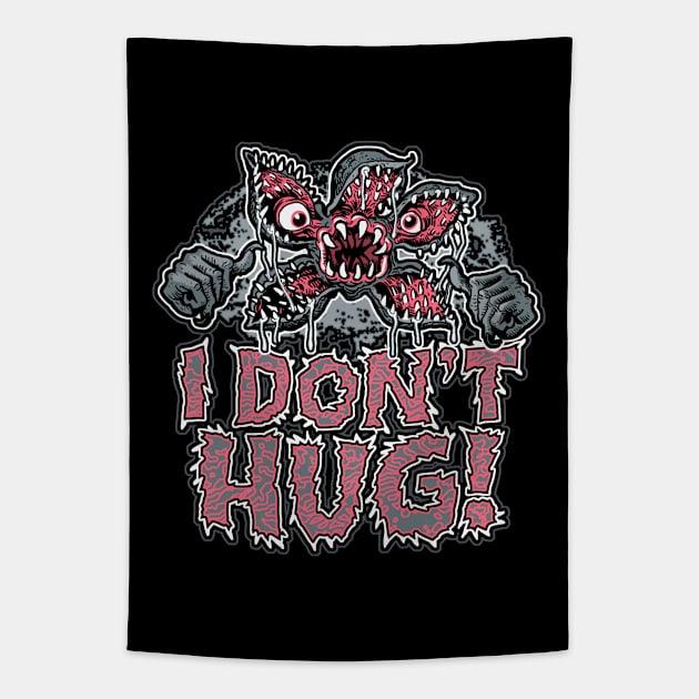 Plant Monster Don't Hug Tapestry by WeaselPop