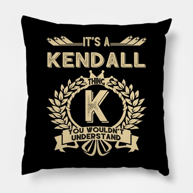 Kendall Pillow by GrimdraksJokes