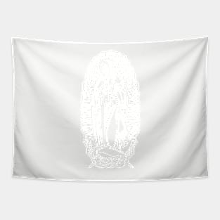 Digital illustration of Our Lady of Guadalupe Tapestry