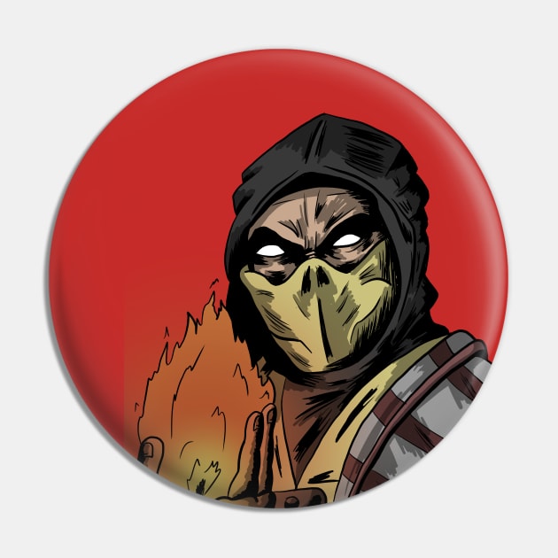 Scorpion Pin by Black Snow Comics