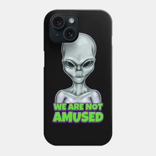 Unamused Alien Phone Case