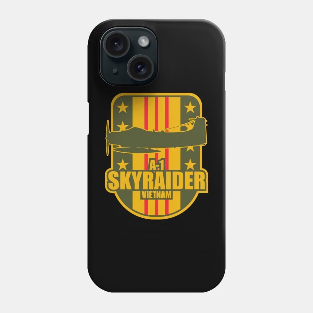 A-1 Skyraider Vietnam Phone Case by TCP