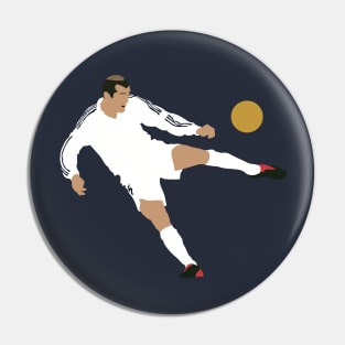 Zidane UCL Volley Goal Real Madrid Pin