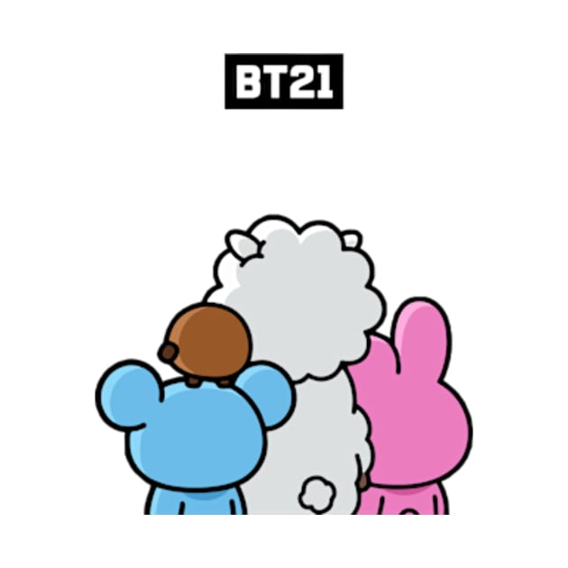 bt21 bts exclusive design 39 by Typography Dose