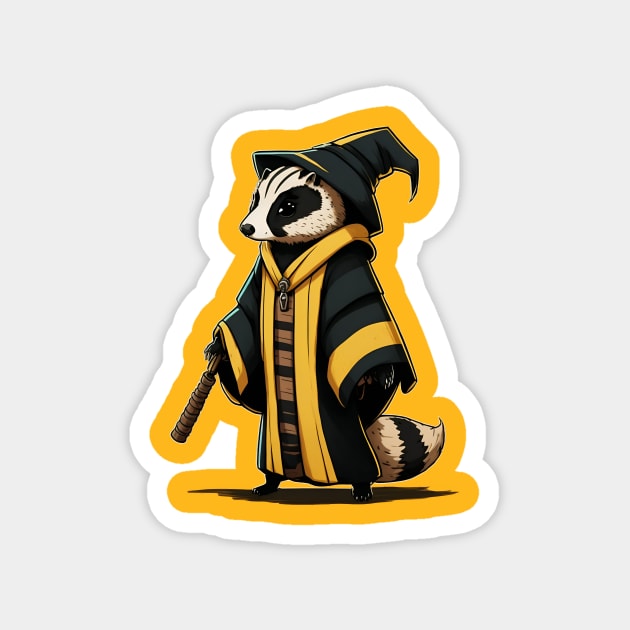 Badger from Wizard School Magnet by Vaelerys