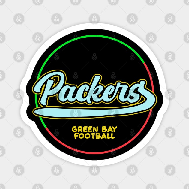 Packers Magnet by Zivanya's art