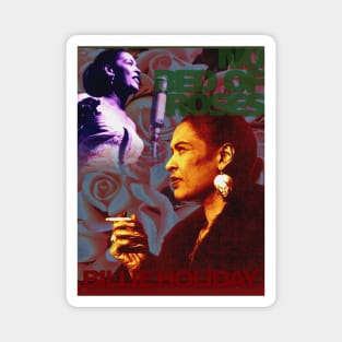 Billie Holiday Portrait Collage Magnet