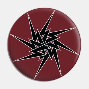 Lightning Bolt Pattern Pin