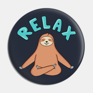 Sloth Relax Yoga Pin