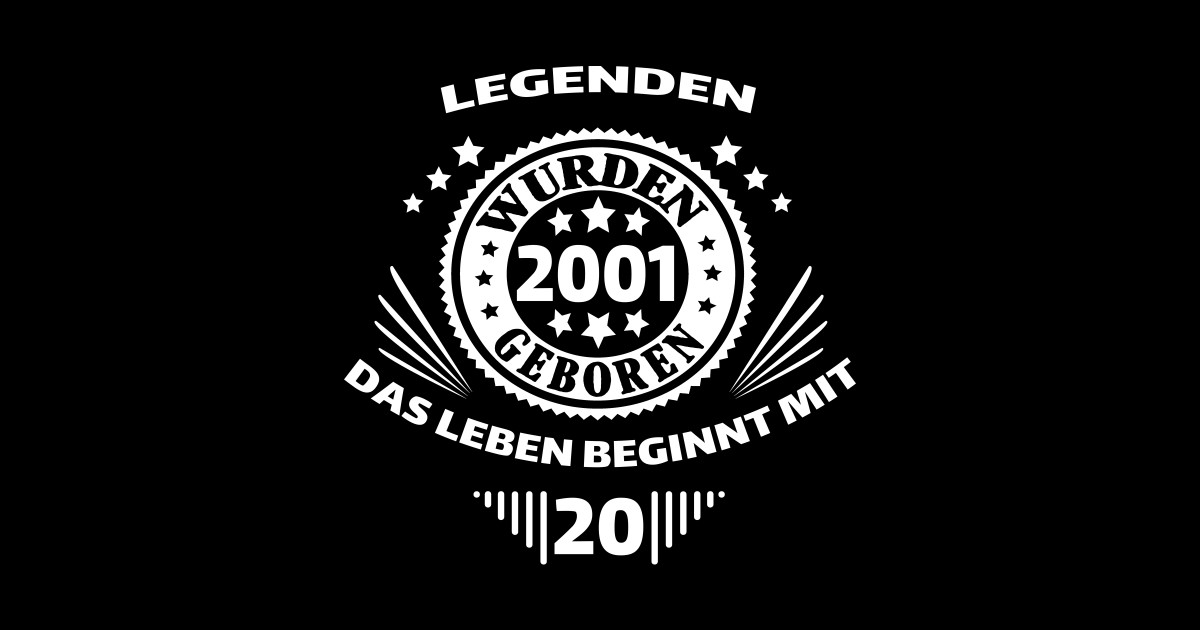 20. Geburtstag lustige Sprüche 2000 20 Geburtstag Sticker TeePublic