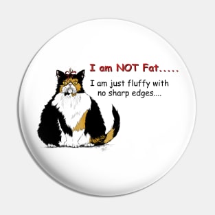 I am not fat cat Pin