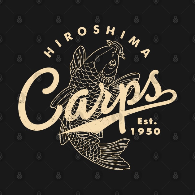 Hiroshima Carps Baseball 2 by Buck Tee Originals by Buck Tee