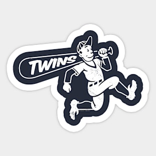 MLB Reimagined - Minnesota Twins Sticker for Sale by VintageTeesNow