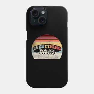 Everything Hertz Funny Gift For Audiophile Sound Engineer Music Lover Gift Phone Case