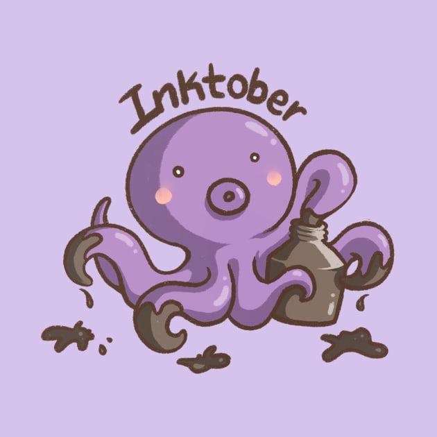 Inktober Octopus by mschibious