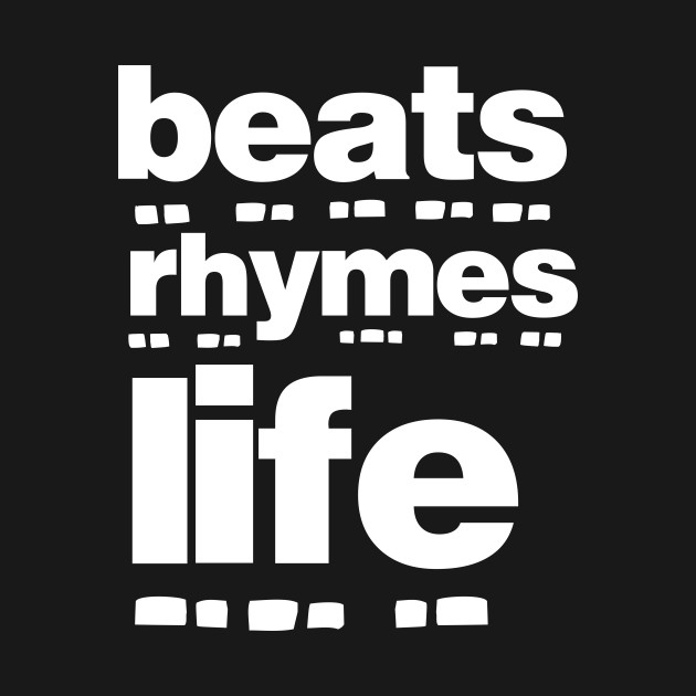 Disover Beats Rhymes Life 21.0 - Hip Hop Urban Clothing - T-Shirt