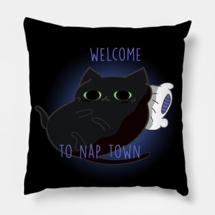 Welcome to nap town - Nyxsis Pillow