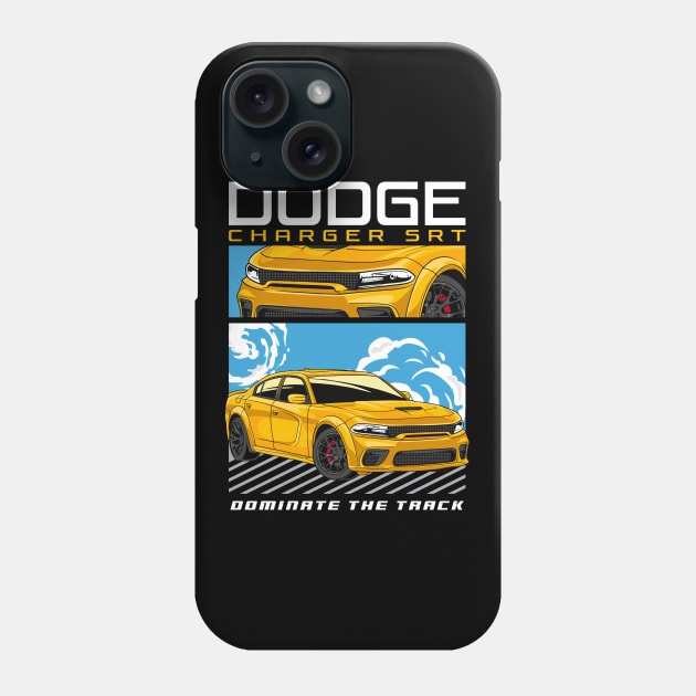 American Charger SRT Car Phone Case by milatees