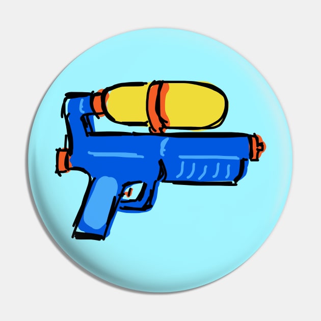 Water Gun Pin by SpookyMeerkat