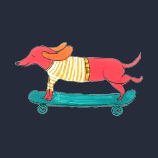 Skateboarding Dog T-Shirt