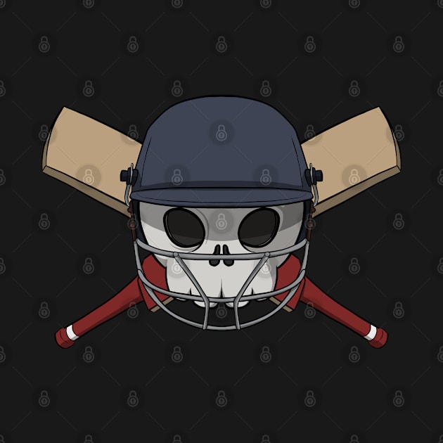 Cricket crew Jolly Roger pirate flag (no caption) by RampArt