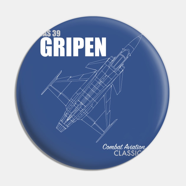 JAS 39 Gripen Pin by TCP