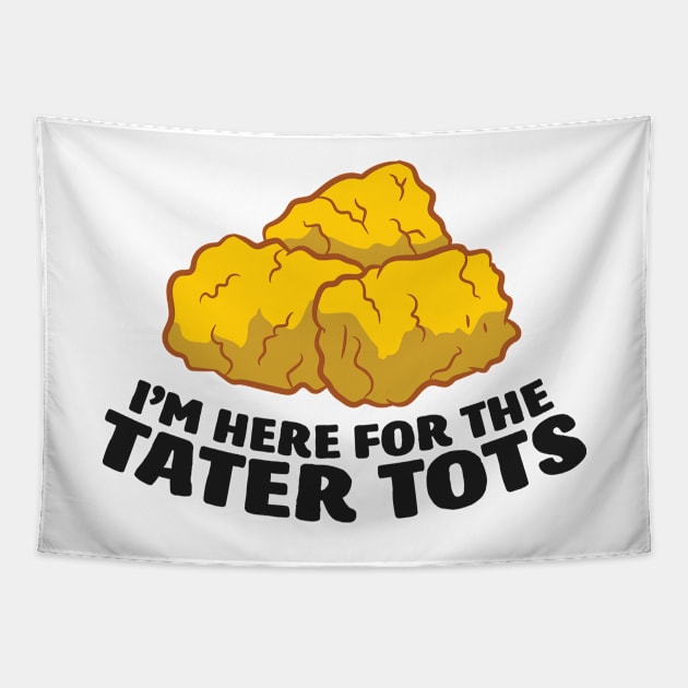 I Just Really Like Tater Tots Funny Potato Tapestry by EQDesigns