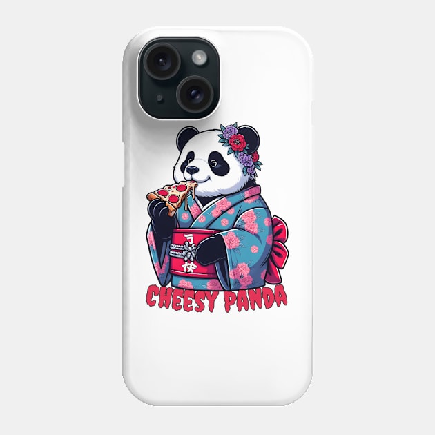 Pizza panda for pizza lovers Phone Case by Japanese Fever