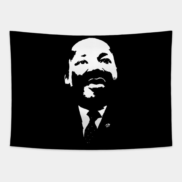 Martin Luther King Jr. Aka MLK 28B (マーティン・ルーサー・キング・ジュニア。) African American Baptist minister and activist Tapestry by FOGSJ