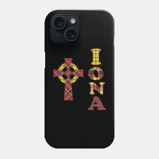 The cross and Isle of IONA Phone Case