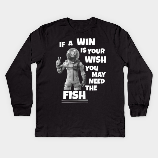 fishhead fortnite kids long sleeve t shirt - t shirt fortnite wish