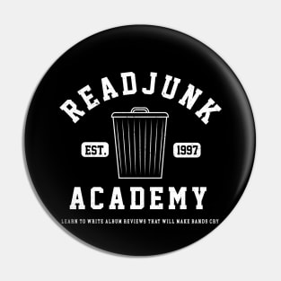 ReadJunk Academy Pin