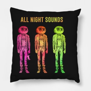 All Night Sounds Owl Men Pillow