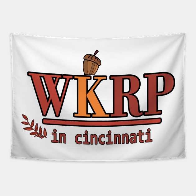 wkrp in cincinnati autumn style Tapestry by TrendsCollection