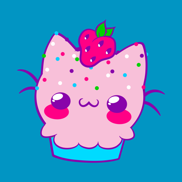 Cupcake Cat by HaloSenpai