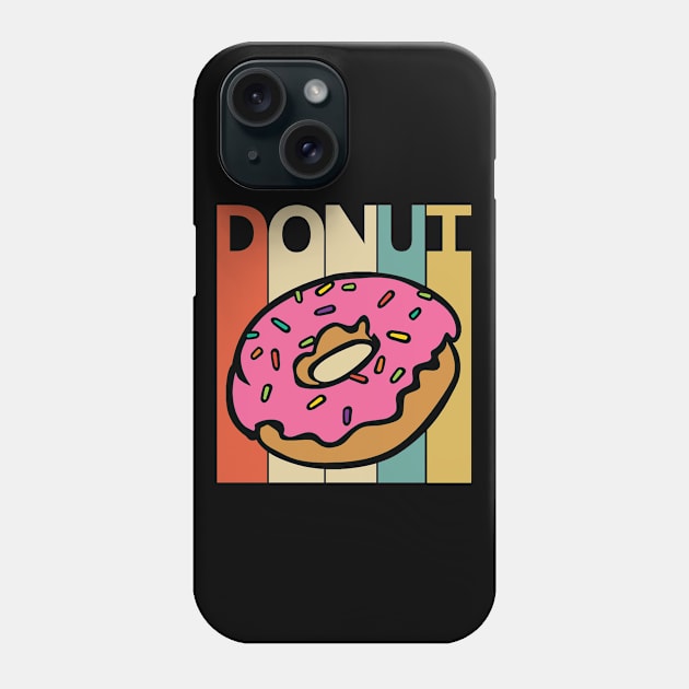 Vintage Donut Lover Gift Phone Case by GWENT