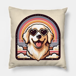 golden lover Pillow