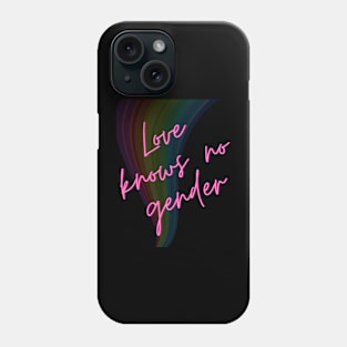 Love knows no gender Phone Case