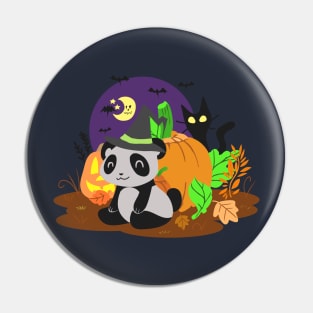 Halloween Panda Pin