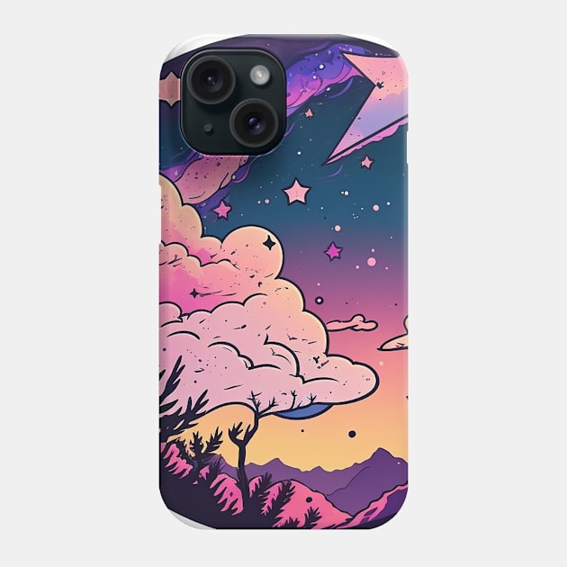 Galaxy Skies Phone Case by SLMGames