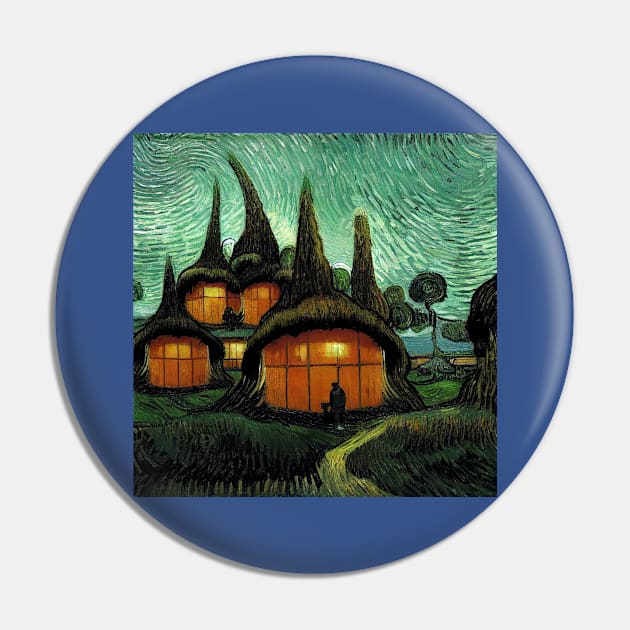 Starry Night in Kashyyyk Pin by Grassroots Green