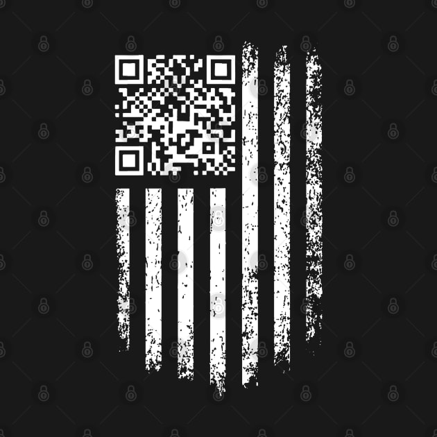 Trump Dance QR with America Flag