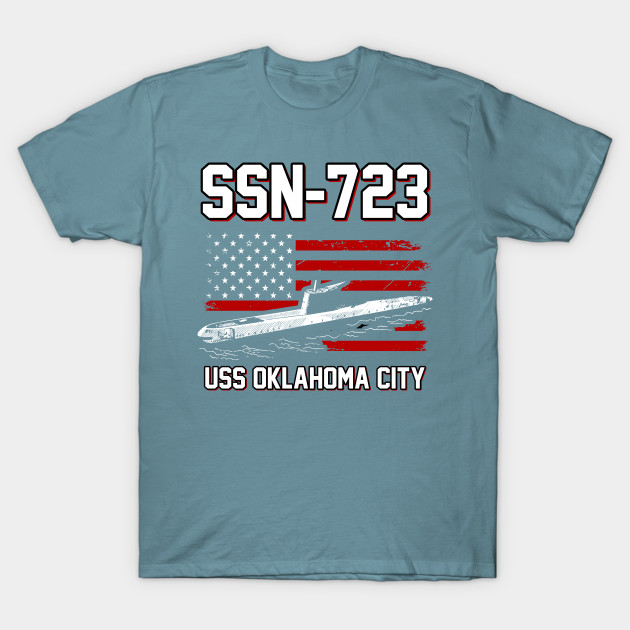 Disover SSN-723 USS Oklahoma City T-Shirt - Oklahoma City - T-Shirt