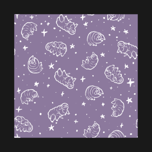 Tardigrades in Space (lavender) T-Shirt