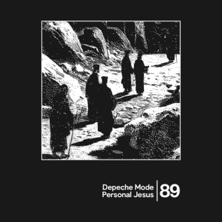 Personal Jesus - Depeche Mode / Minimal Graphic Artwork Design T-Shirt