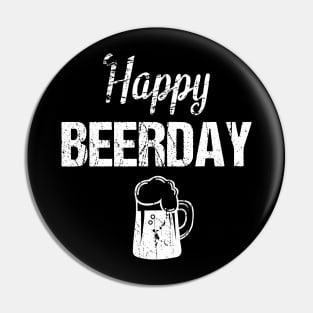 Happy beerday, beer lover gifts Pin