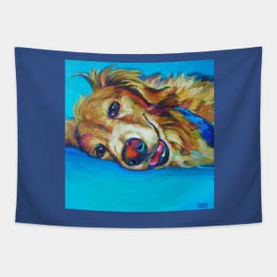 Bailey the Cute GOLDEN RETRIEVER Tapestry