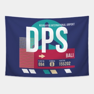 Bali, Indonesia (DPS) Airport Code Baggage Tag E Tapestry