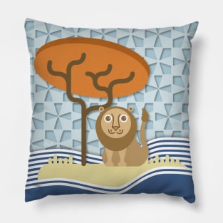 Lion Island Pillow